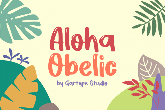 Aloha Obelic: The Bubbly Display Font for Modern Brands