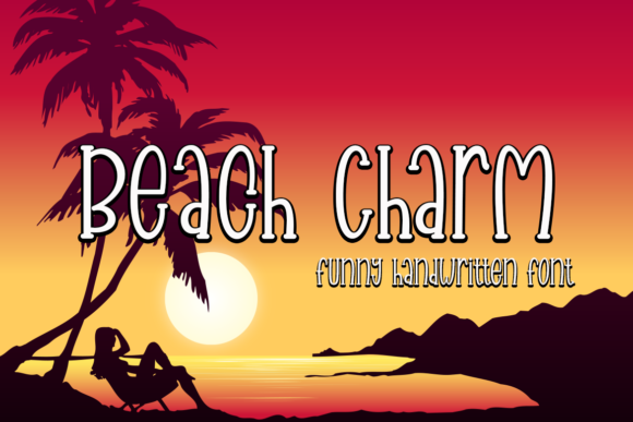 Beach Charm: The Perfect Fun Display Font for Any Project