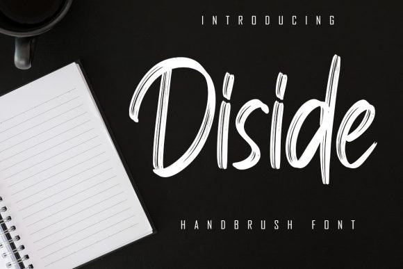 Diside: The Brushed Display Font for Modern Branding
