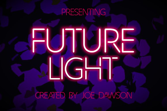 Future Light: Elevating Sci-Fi Design with Cyberpunk Typography