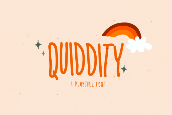 Quiddity: A Playful Display Font for Creative Projects