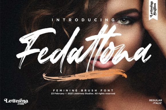 Revitalize Your Designs: The Artistic Power of Fedattona Brushed Display Font