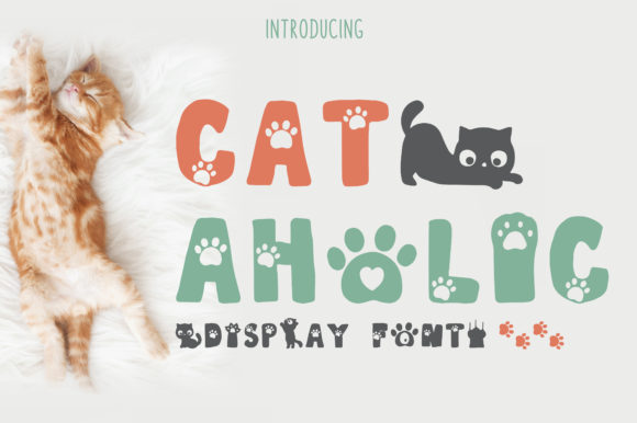 The Whimsical Charm of Cat-Aholic: A Designer’s Guide to Playful Typography