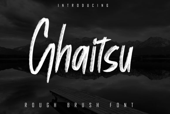 Unleashing Creative Power with Ghaitsu: The Ultimate Brushed Display Font