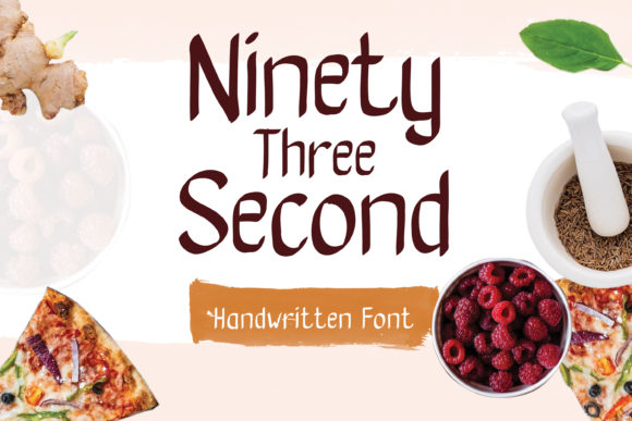 Unleashing Creativity with Ninety Three Second: The Playful Display Font Revolution