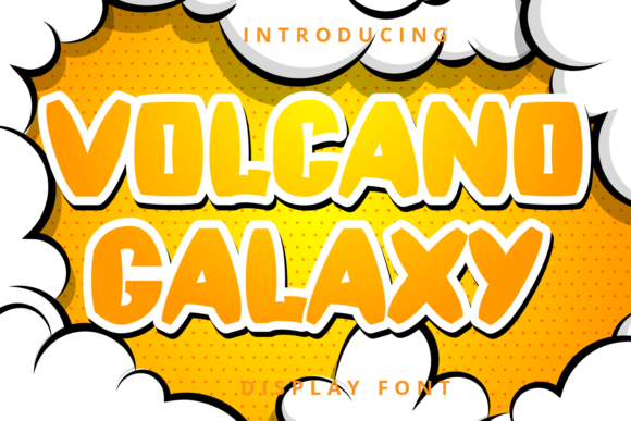 Volcano Galaxy: The Chunky Display Font That Brings Your Designs to Life